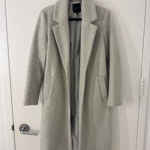 Dynamite Light Gray Trench Coat
